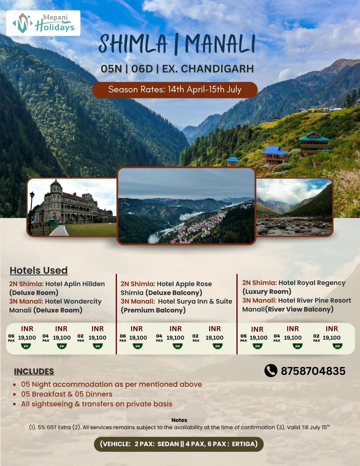Shimla manali_5N6D