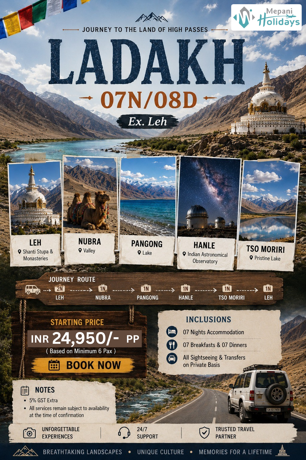 Ladakh 7N8D